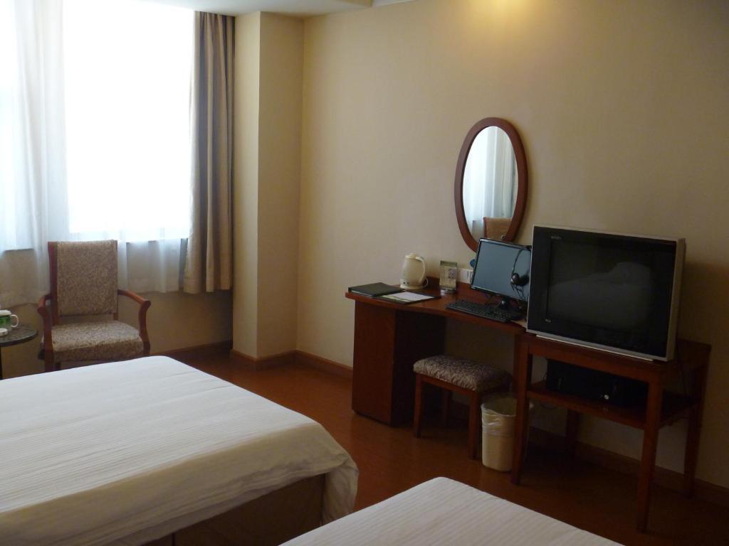 Greentree Inn Jiujiang Railway Station Business Hotel Rom bilde